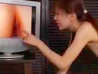 Fucking a Hot Nippon Lady on TV is XXX Porn at its Best