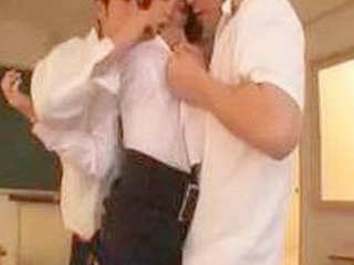 Japanese Teacher's Juicy Tits Seduce Student in Nippon XXX Playroom